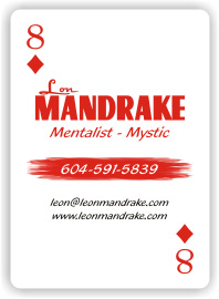Lon MANDRAKE, Mentalist - Mystic