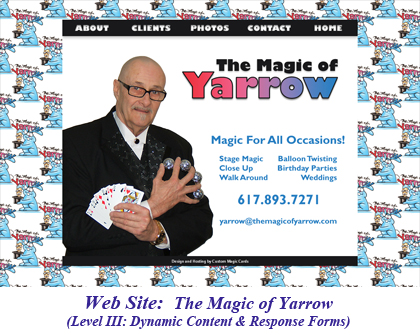 Web Site: The Magic of Yarrow (Performer Package)